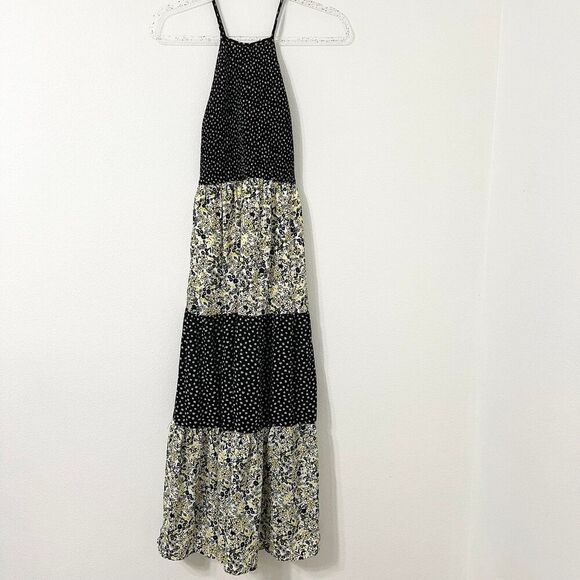 Speechless Floral Tiered Sleeveless Maxi Dress Pockets Small New W/Tags - Picture 2 of 11